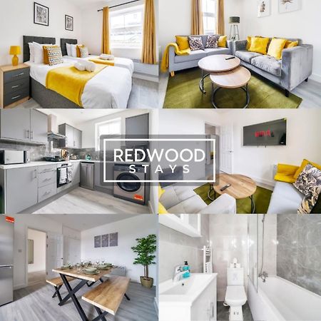 Brand New, 2 Bed 1 Bath, Modern Town Center Apartment, Free Wifi & Netflix By Redwood Stays Aldershot Buitenkant foto