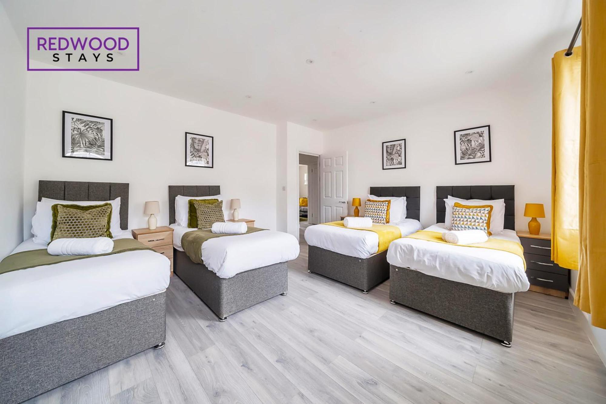 Brand New, 2 Bed 1 Bath, Modern Town Center Apartment, Free Wifi & Netflix By Redwood Stays Aldershot Buitenkant foto